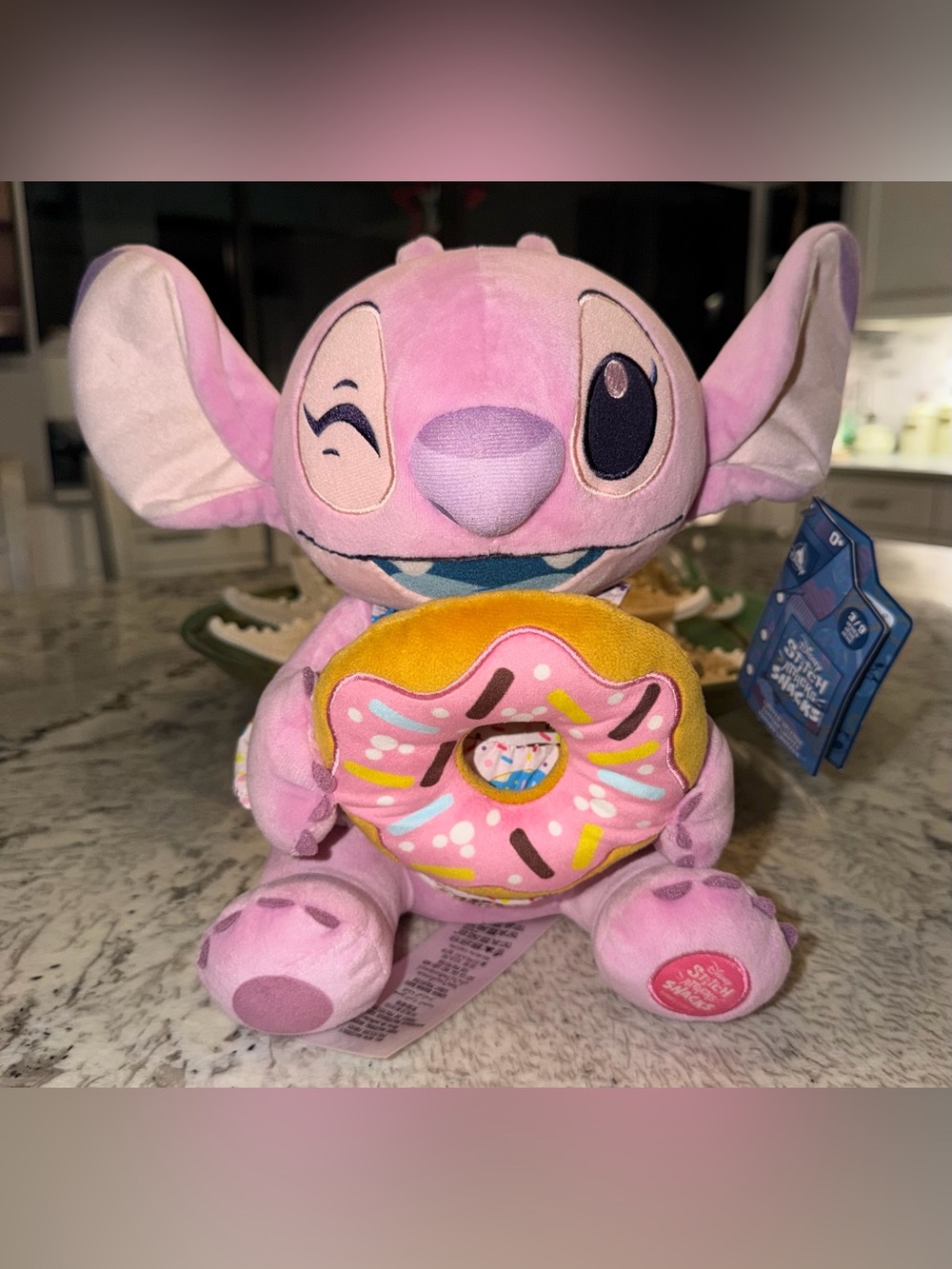 Disney Angel Stitch Attacks Snacks Plush June